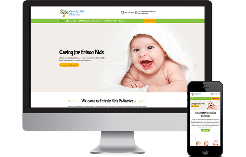 Dallas Pediatrician Website