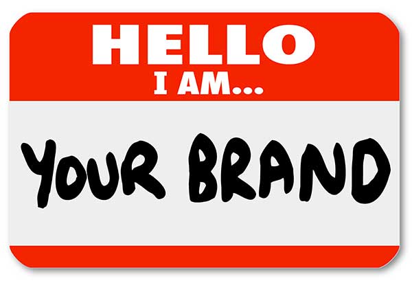 Nametag Hello I am Your Brand Marketing Yourself