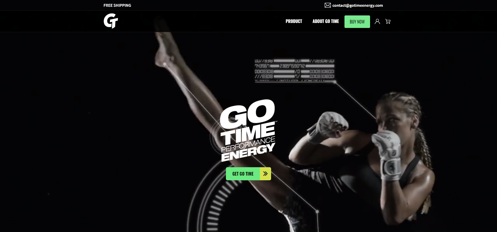 GO TIME energy Drink eCommerce Shopify Website Design by Seota Digital Marketing Frisco, TX