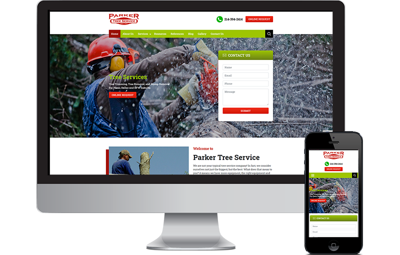 Tree Service Website Design
