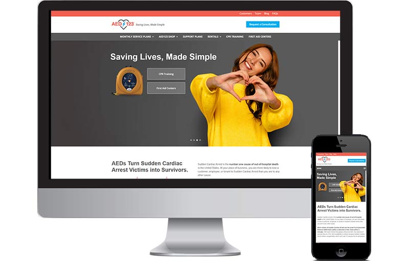 eCommerce for AED devices