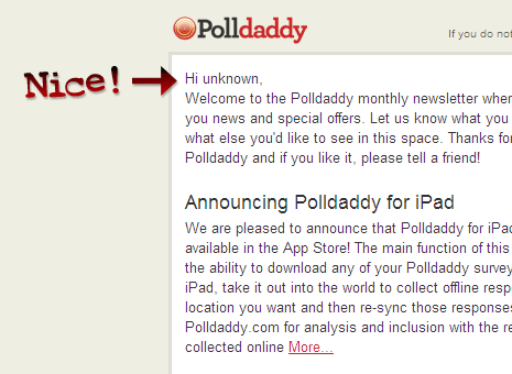Polldaddy for marketing