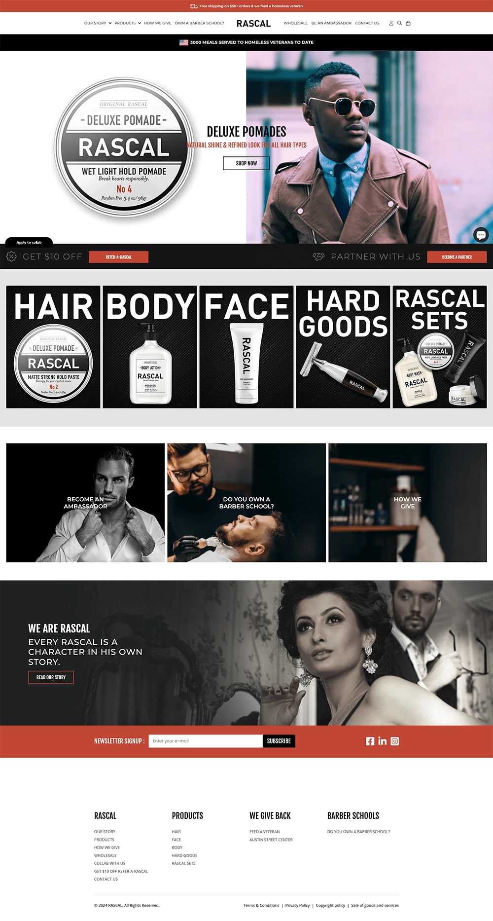 Shopify Website for Luxury Men's Grooming Brand