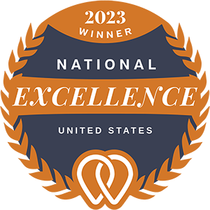 National Excellence Award from UpCity