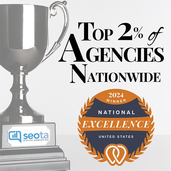 Award: Top 2% of SEO Agencies Nationwide